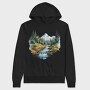 Mountain Stream Forest, Hanorac Oversize Barbati (Unisex)