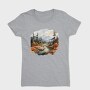 Mountain Stream Landscape, Tricou Femei