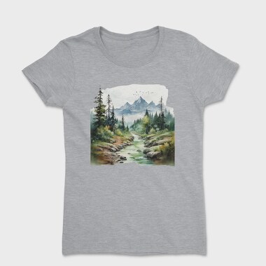 Mountain Stream Peace, Tricou Femei
