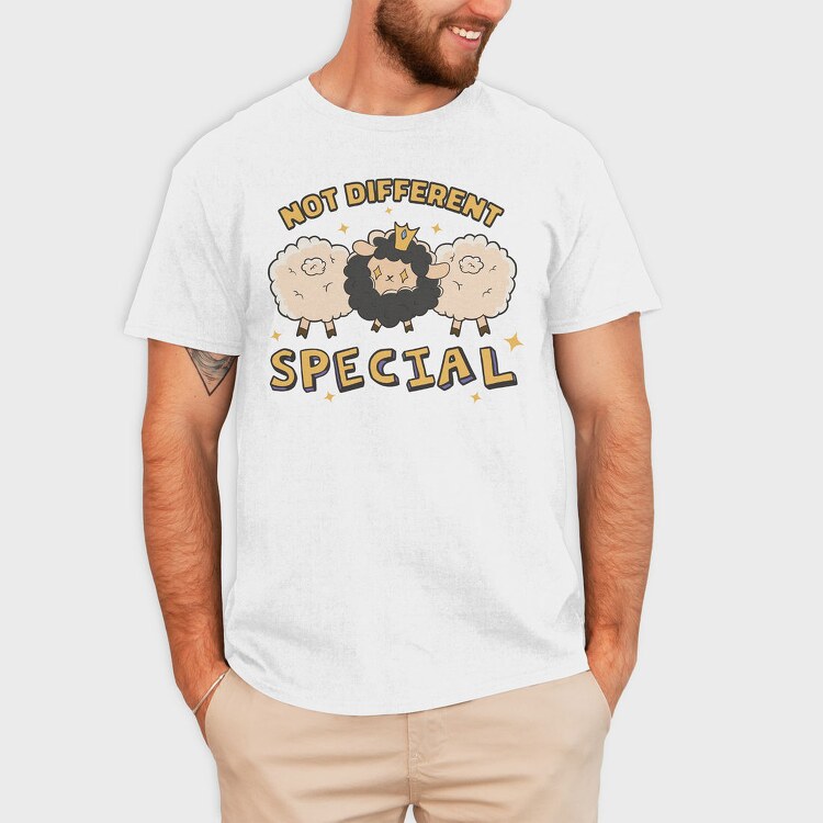 Not Different Special, Tricou Barbati (Unisex)