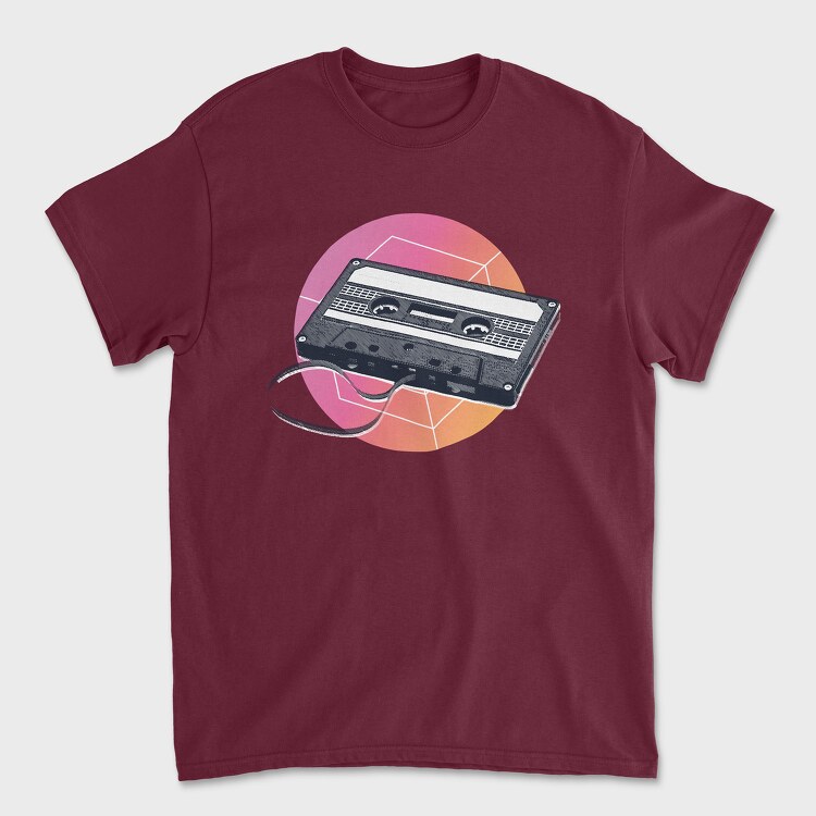 Retro Casstte, Tricou Barbati (Unisex)