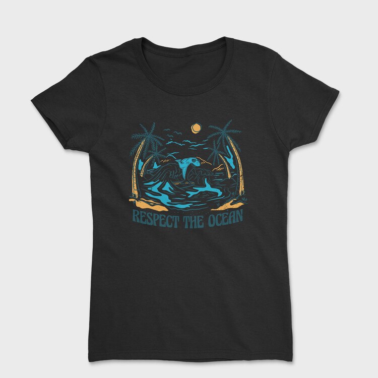Respect the Ocean, Tricou Femei