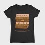 Retro Book Tower, Tricou Femei