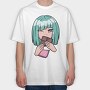 Chocolate Girl, Tricou Oversize Barbati (Unisex)