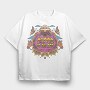 Chaos And Art Maximalism, Tricou Oversize Barbati (Unisex)