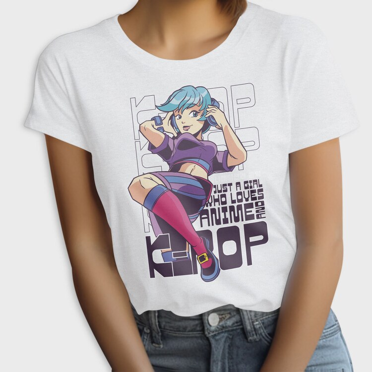 Anime Girl Hop Hop, Tricou Femei