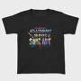 Colorful Artistic Quote Brush, Tricou Copii