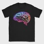 Colorful Brain Abstract Art, Tricou Barbati (Unisex)