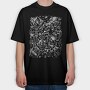 Clown Chaos Stars, Tricou Oversize Barbati (Unisex)