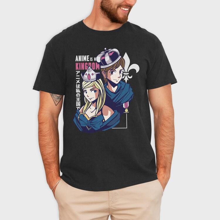 Anime Kingdom Crown, Tricou Barbati (Unisex)