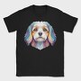 Colorful Cavachon Dog, Tricou Barbati (Unisex)