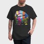 Colorful Lips Drip, Tricou Barbati (Unisex)