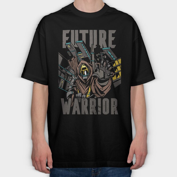 Future Warrior, Tricou Oversize Barbati (Unisex)