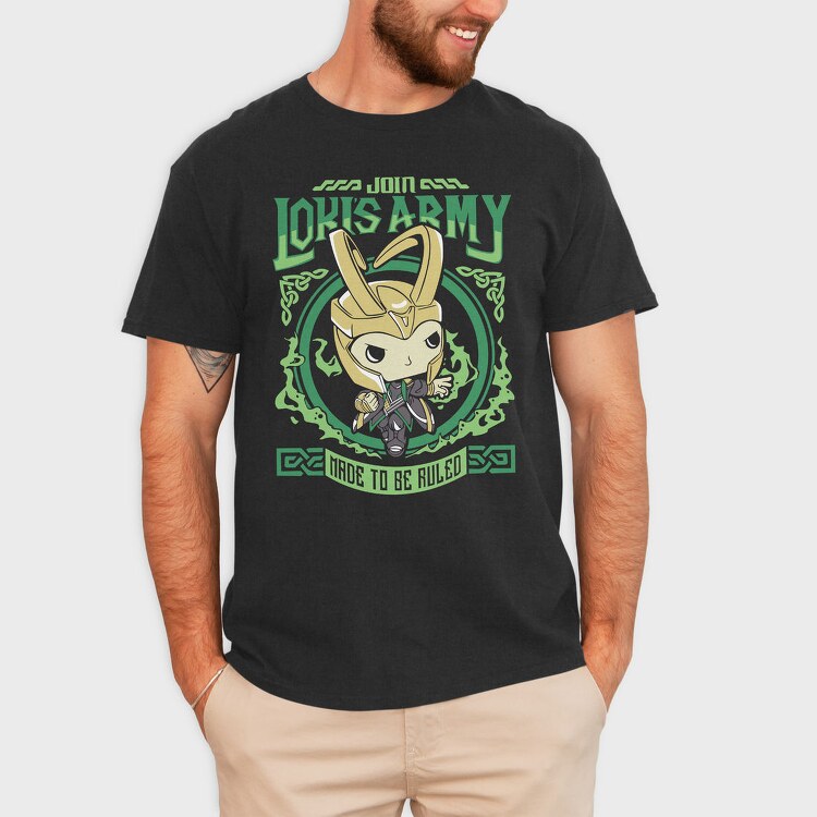 Lokis Army Emblem, Tricou Barbati (Unisex)