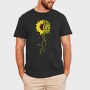Sunflower Smile Life, Tricou Barbati (Unisex)