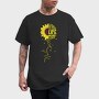 Sunflower Smile Life, Tricou Barbati (Unisex)