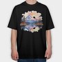 Mountain Reflection Serenity, Tricou Oversize Barbati (Unisex)