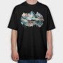 Mountain Spirit Path, Tricou Oversize Barbati (Unisex)