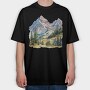 Mountain Peaks Canyon, Tricou Oversize Barbati (Unisex)