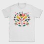 Colorful Flower Floral 03, Tricou Barbati (Unisex)