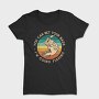 Retro Bass Fishing Quote, Tricou Femei