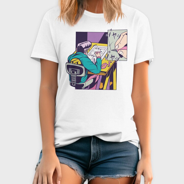 Comic Artist Sketch, Tricou Barbati (Unisex)