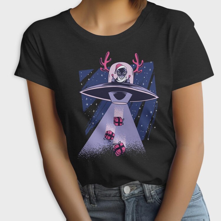 Alien Santa, Tricou Femei