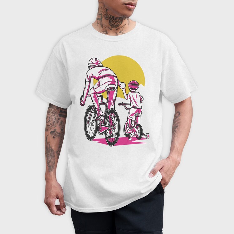 Sunset Ride Duo, Tricou Barbati (Unisex)