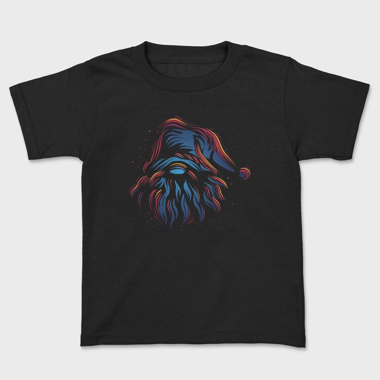 Colorful Gnome Fantasy Neon Tote, Tricou Copii