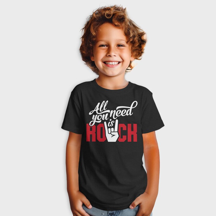 Rock On Red, Tricou Copii