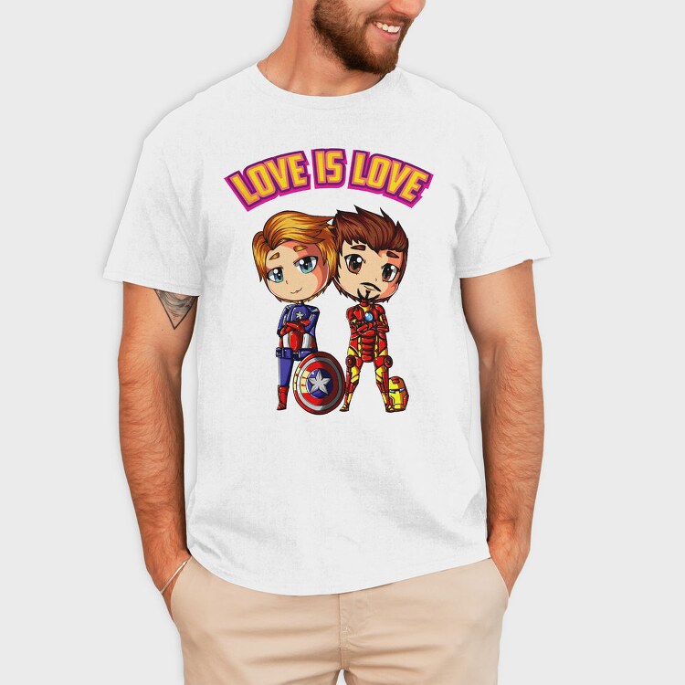 Love Is Love, Tricou Barbati (Unisex)