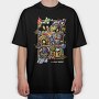 Super Bomber Man 4 Tribute, Tricou Oversize Barbati (Unisex)
