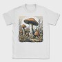 Retro Funghi, Tricou Barbati (Unisex)