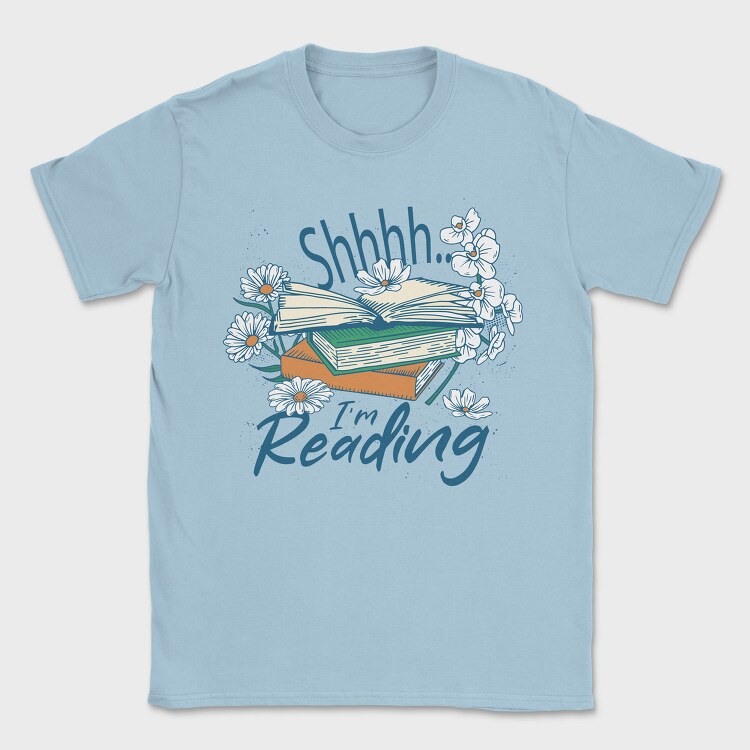 Retro Flower Books, Tricou Barbati (Unisex)