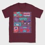 Retro Elements, Tricou Barbati (Unisex)