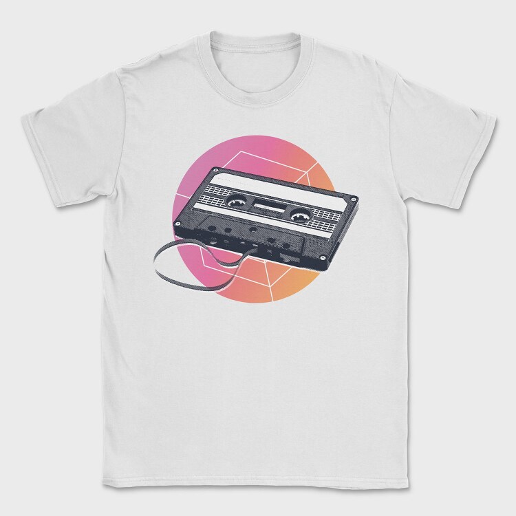 Retro Casstte, Tricou Barbati (Unisex)