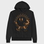 Retro Cartoon Sun, Hanorac Oversize Barbati (Unisex)