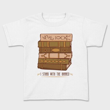 Retro Book Tower, Tricou Copii