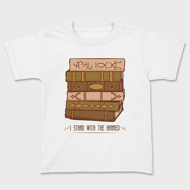 Retro Book Tower, Tricou Copii