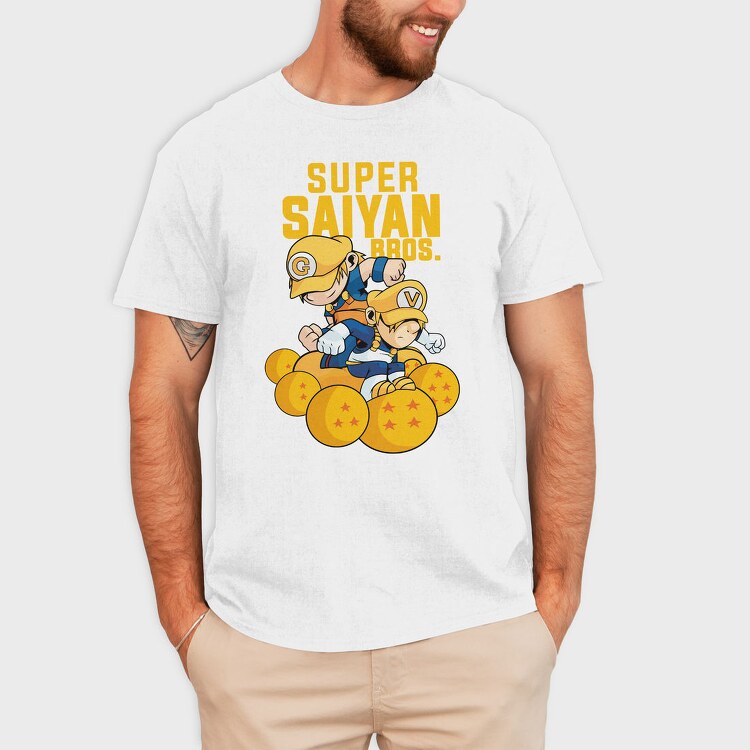 Super Saiyan Bros, Tricou Barbati (Unisex)