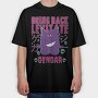 Gengar Skull Grin, Tricou Oversize Barbati (Unisex)