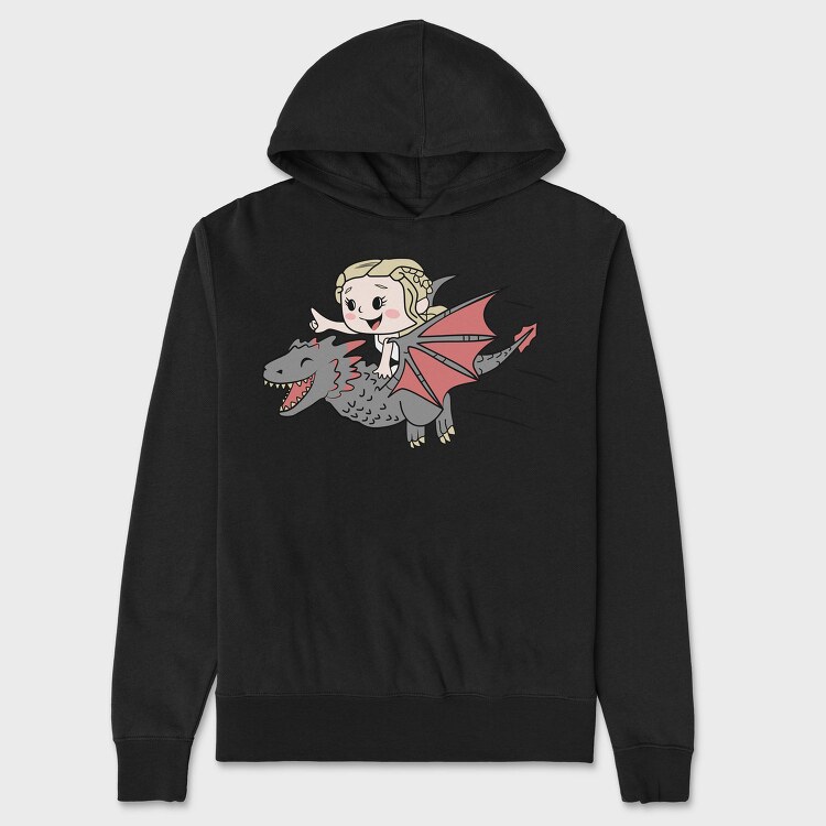 Dragon Rider, Hanorac Oversize Barbati (Unisex)