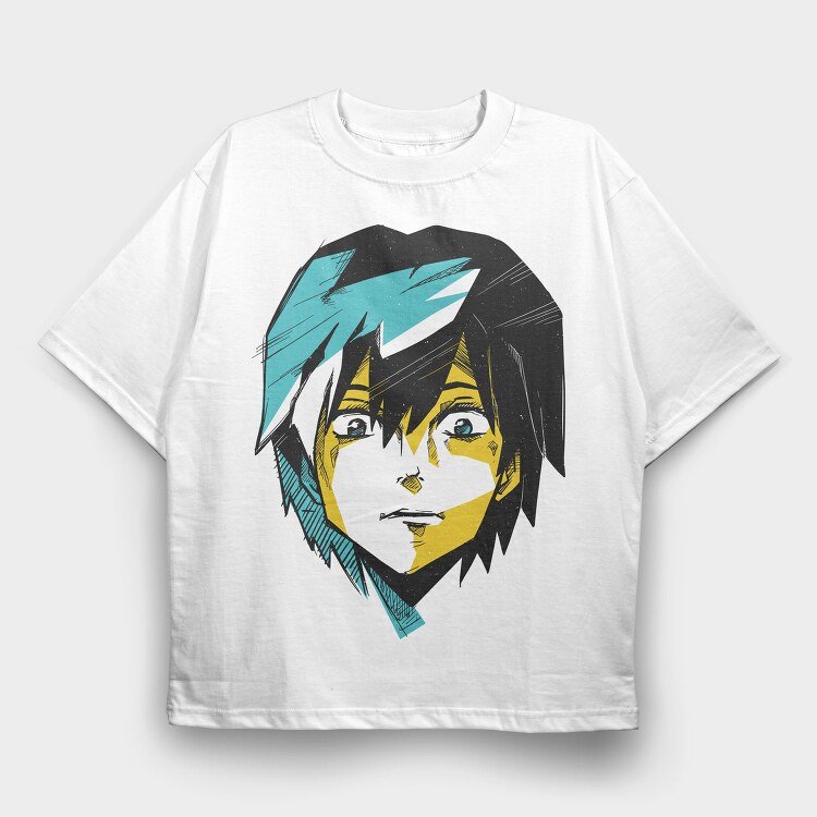 Electric Dream Eyes, Tricou Oversize Barbati (Unisex)