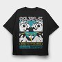 Evangelion Eyes, Tricou Oversize Barbati (Unisex)