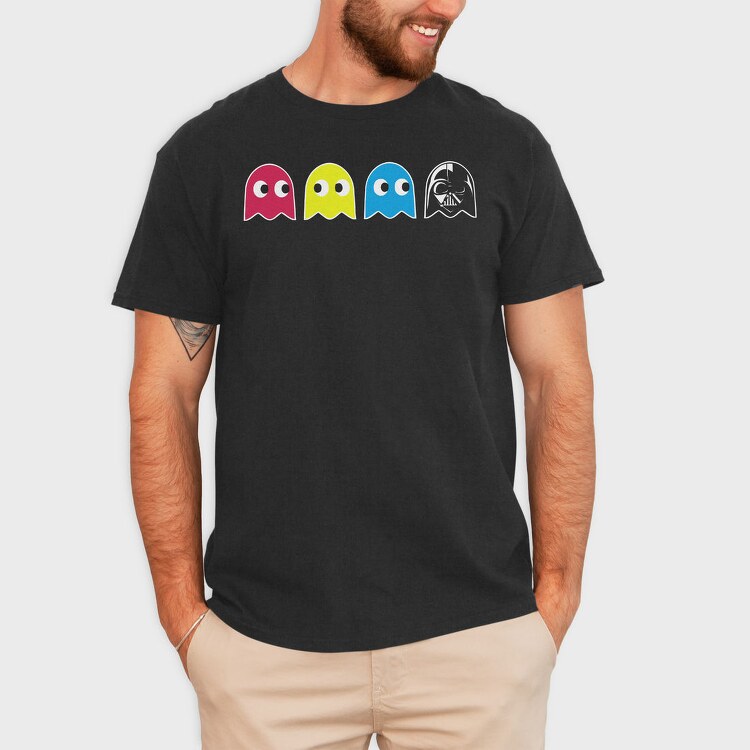 Pacman Ghosts, Tricou Barbati (Unisex)