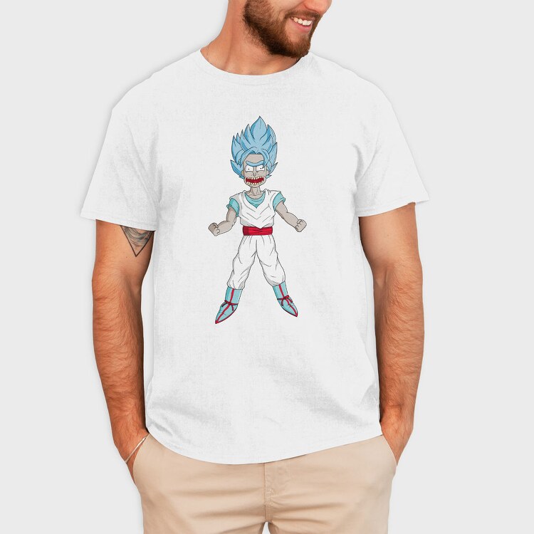 Super Saiyan Rick, Tricou Barbati (Unisex)