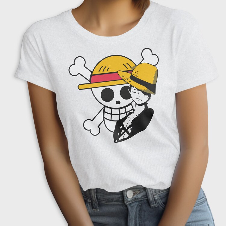 Luffy Pirate Hat, Tricou Femei