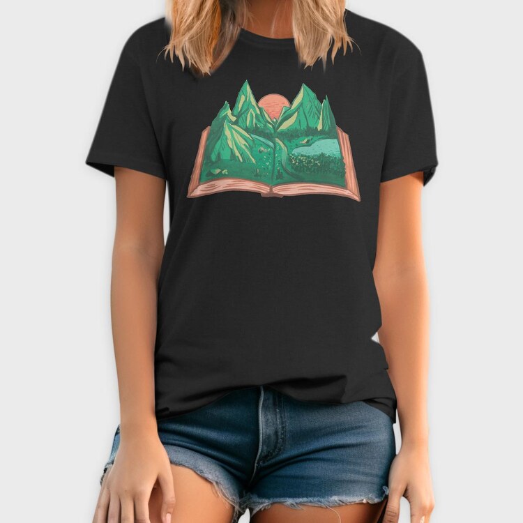 Nature Book, Tricou Barbati (Unisex)