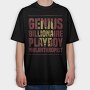 Genius Billionaire Playboy, Tricou Oversize Barbati (Unisex)