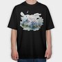 Mountain Peace Club, Tricou Oversize Barbati (Unisex)